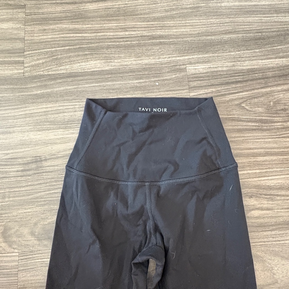 Tavi Noir HIGH WAISTED 7/8 TIGHTS YGA PANTS BLACK XS - Picture 4 of 7